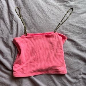 Emma and Sam pink cropped tank